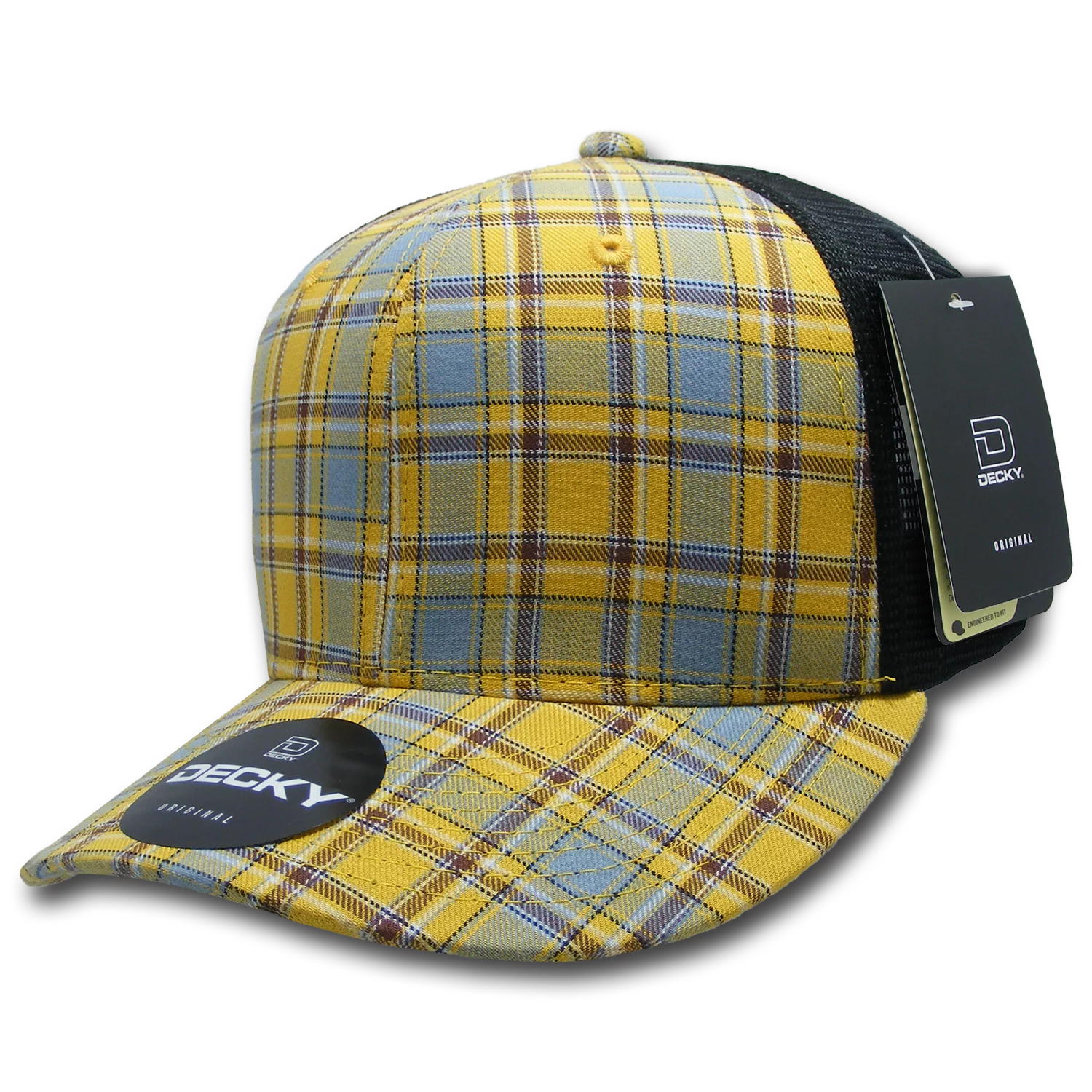 Decky Headwear 6018 in Plaid Patterns (Embroidered with Your Logo)