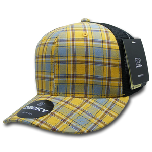 Decky Headwear 6018 in Plaid Patterns (Embroidered with Your Logo)