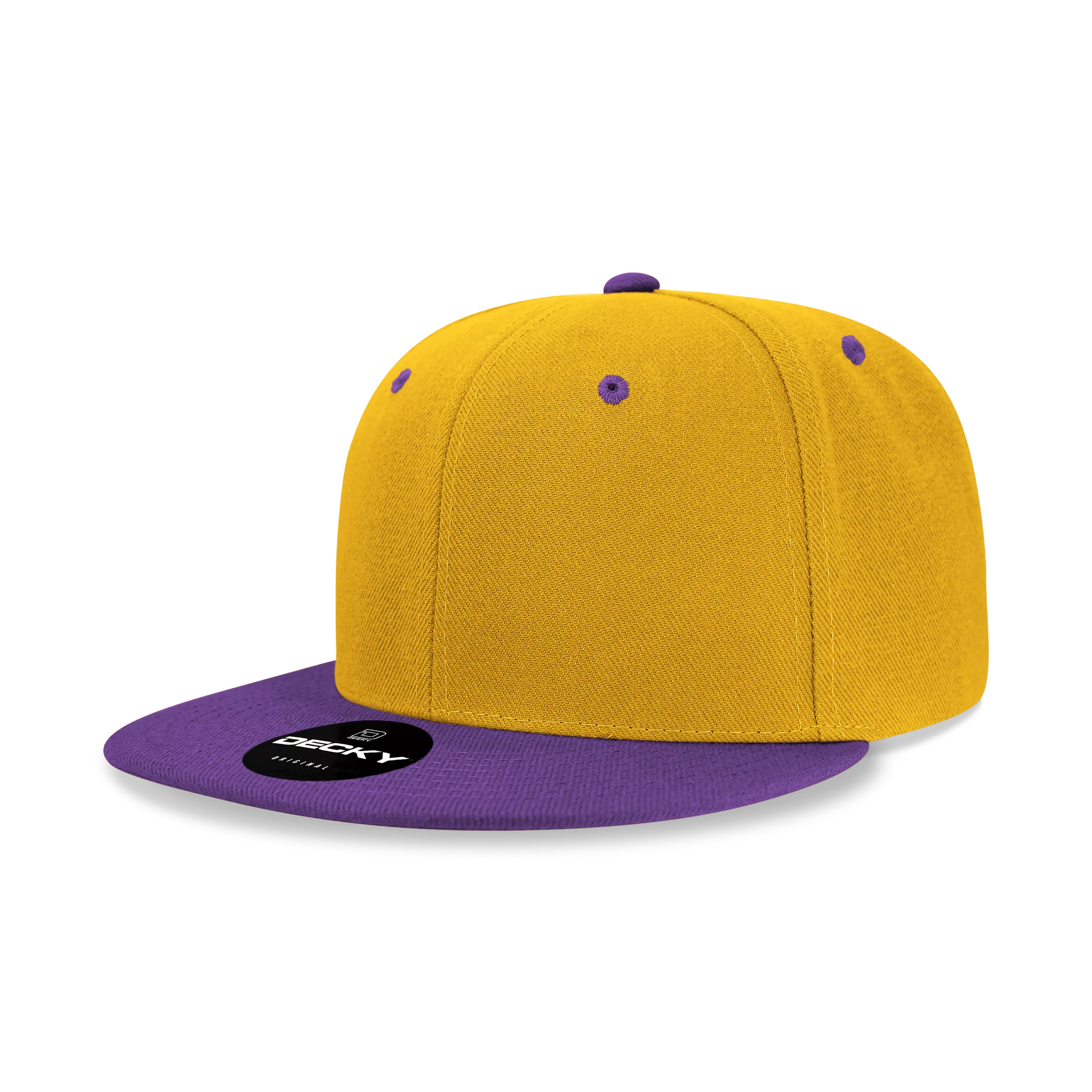 Decky Headwear 6020 in Solid, Dual, and Tri-Colors (Embroidered with Your Logo)