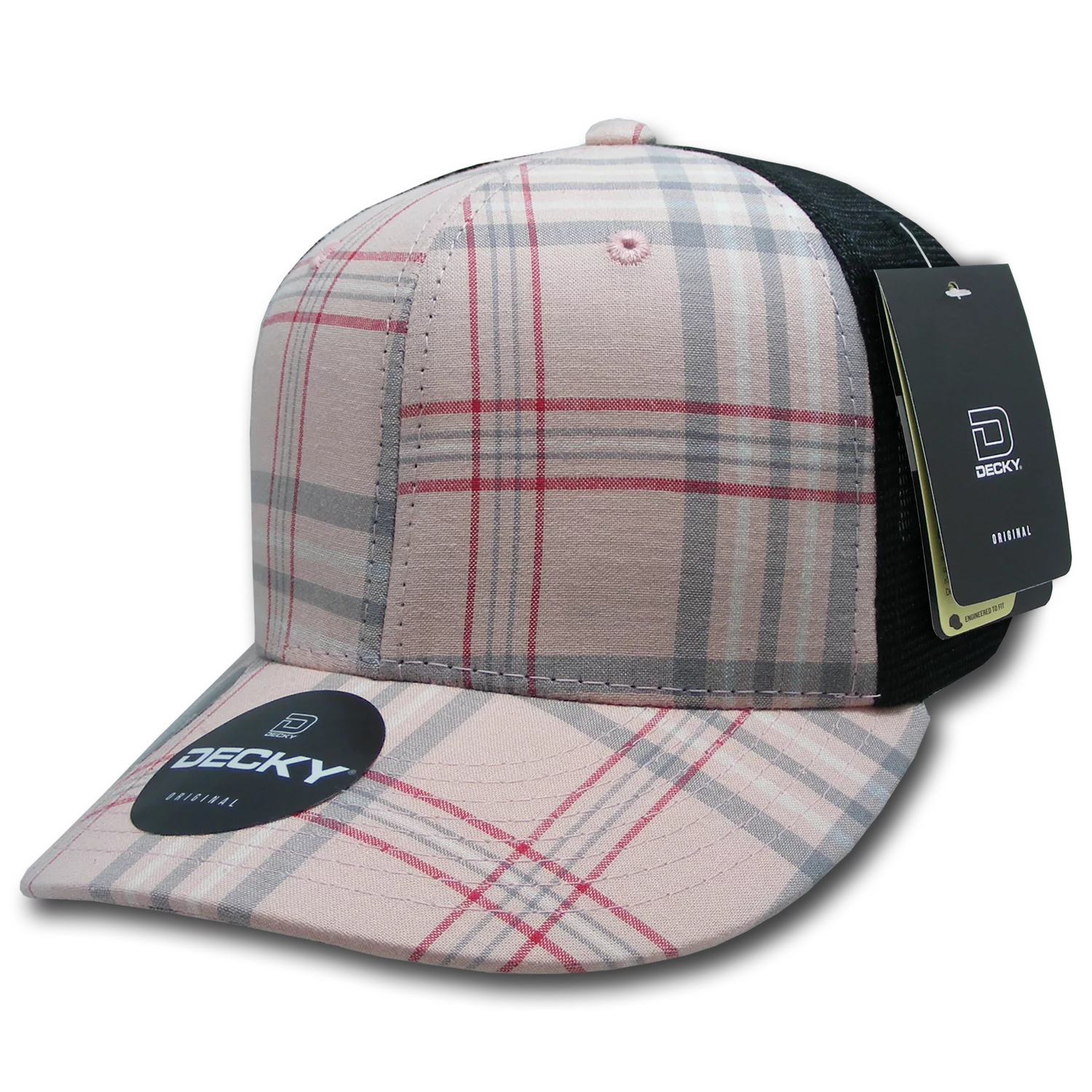 Decky Headwear 6018 in Plaid Patterns (Embroidered with Your Logo)