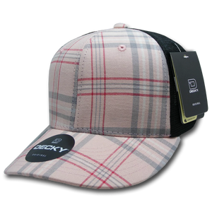 Decky Headwear 6018 in Plaid Patterns (Embroidered with Your Logo)