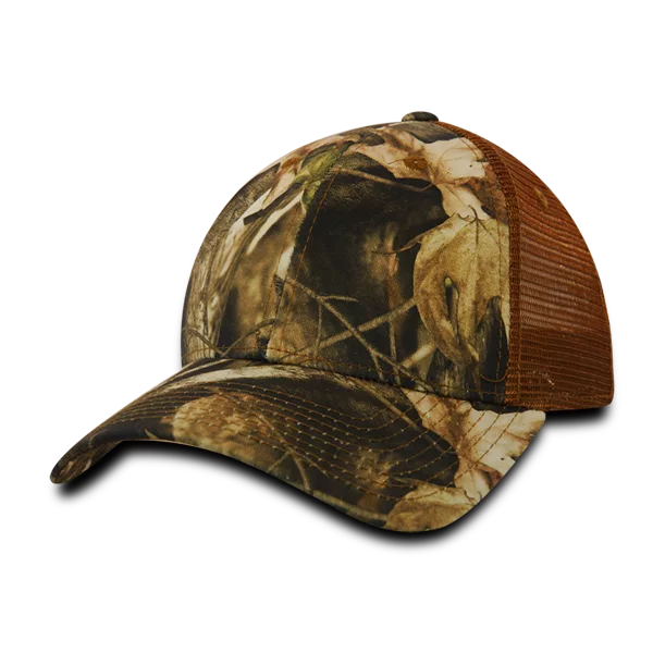 Decky Headwear 218 in Camouflage and Tri-Colors