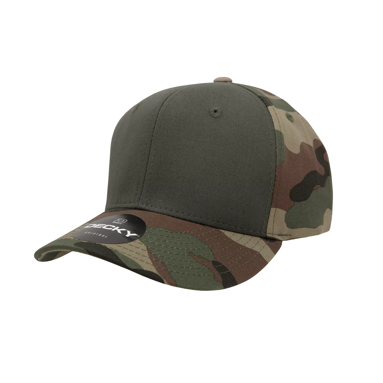 Decky Headwear 1048 in Camouflage and Tri-Colors (Embroidered with Your Logo)