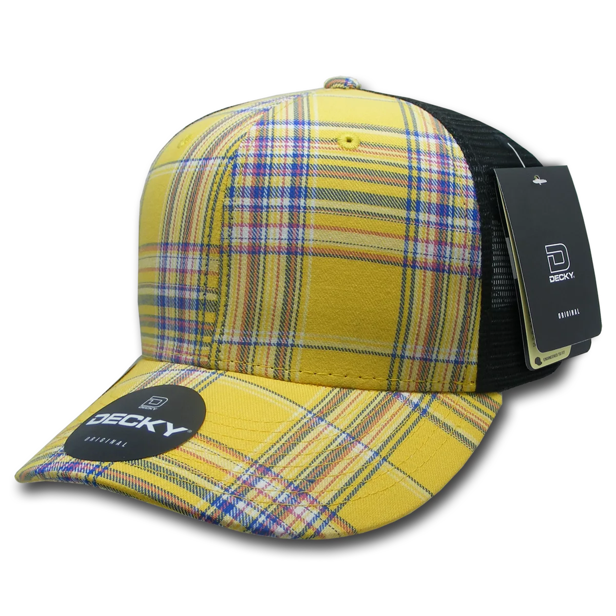 Decky Headwear 6018 in Plaid Patterns (Embroidered with Your Logo)