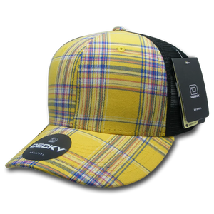 Decky Headwear 6018 in Plaid Patterns (Embroidered with Your Logo)