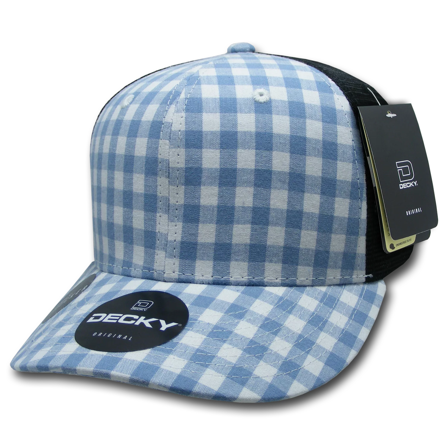 Decky Headwear 6018 in Plaid Patterns (Embroidered with Your Logo)