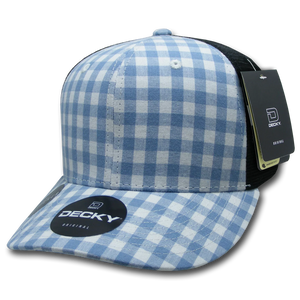 Decky Headwear 6018 in Plaid Patterns (Embroidered with Your Logo)