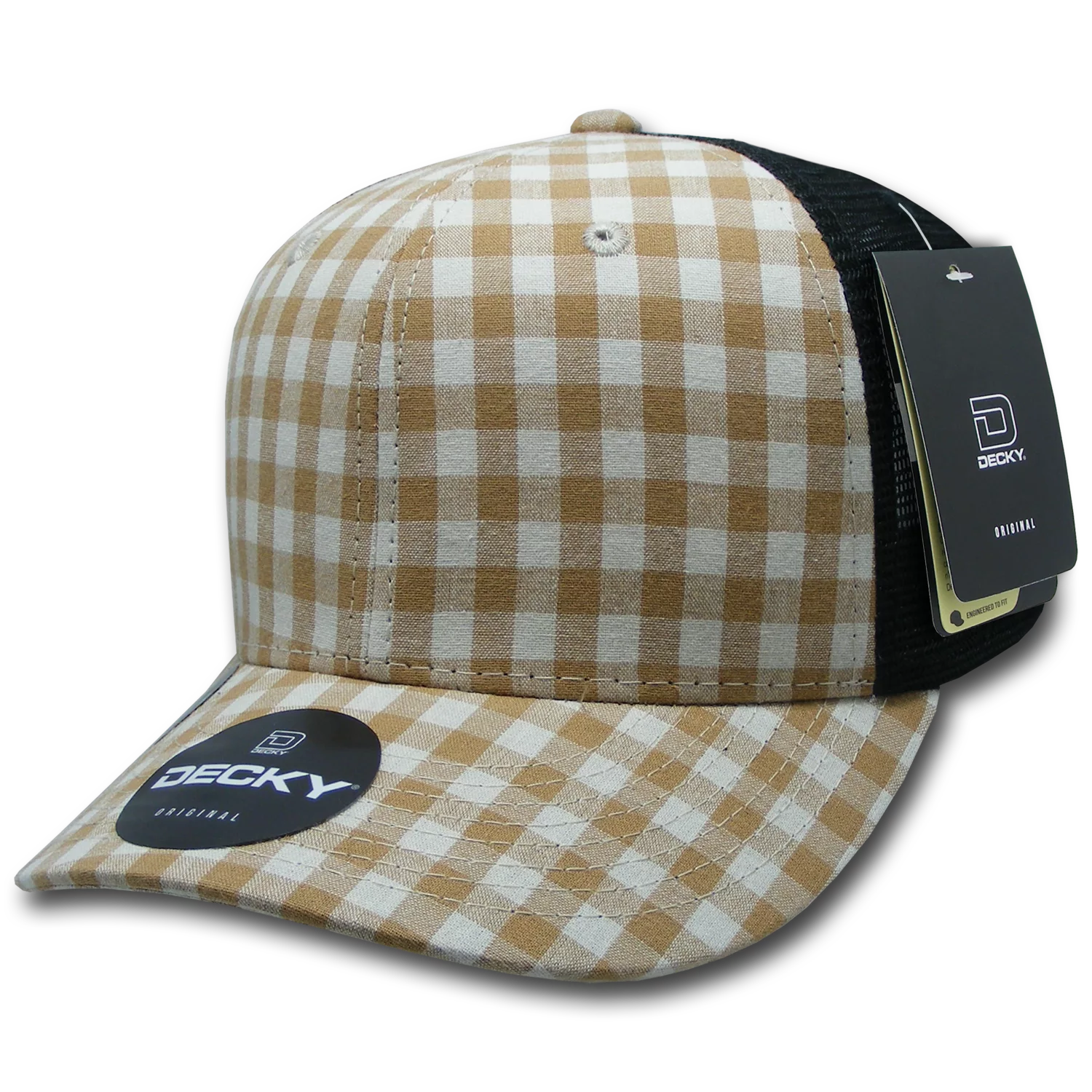 Decky Headwear 6018 in Plaid Patterns (Embroidered with Your Logo)