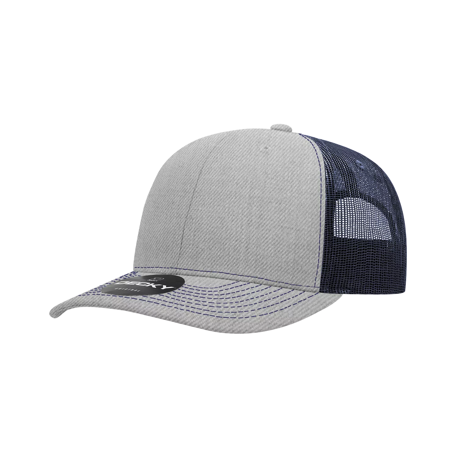 Decky Headwear 6031 in Tri-Colors (Embroidered with Your Logo)