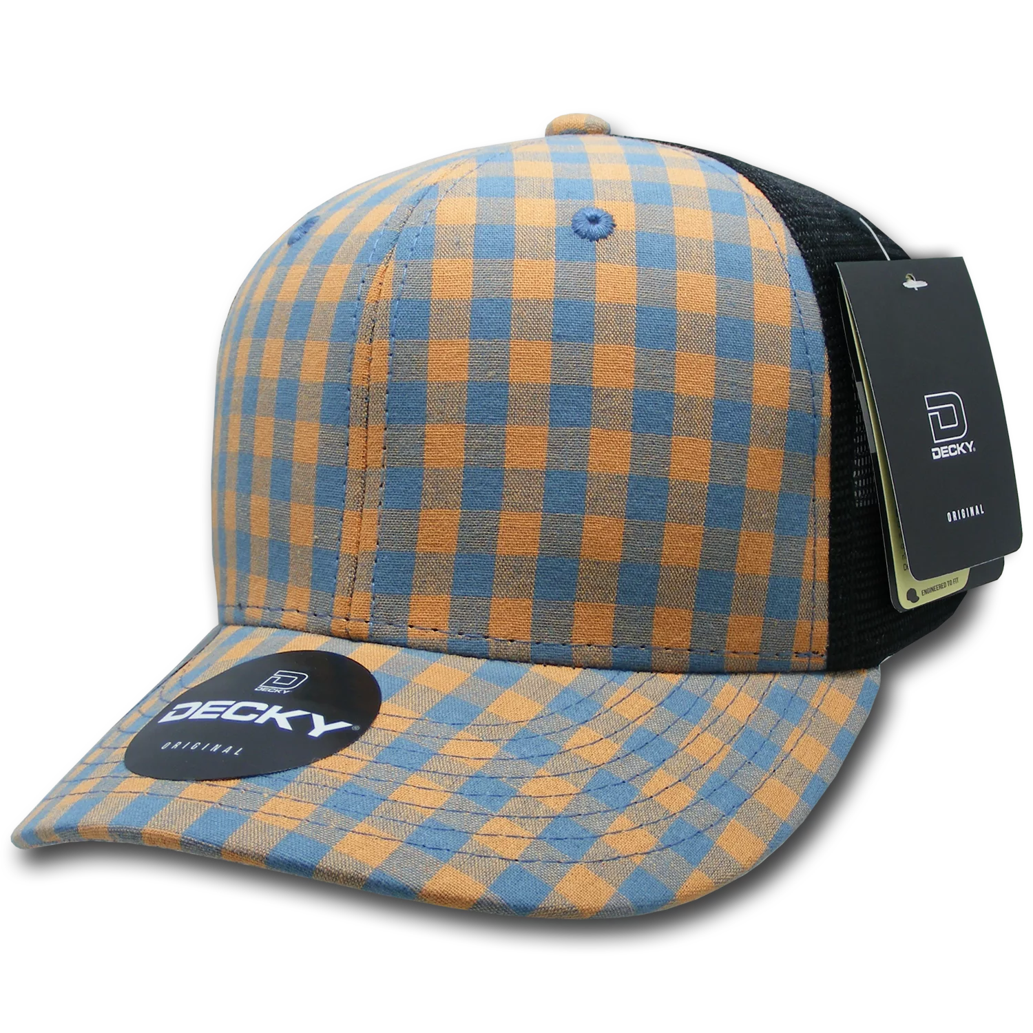 Decky Headwear 6018 in Plaid Patterns (Embroidered with Your Logo)