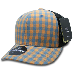 Decky Headwear 6018 in Plaid Patterns (Embroidered with Your Logo)