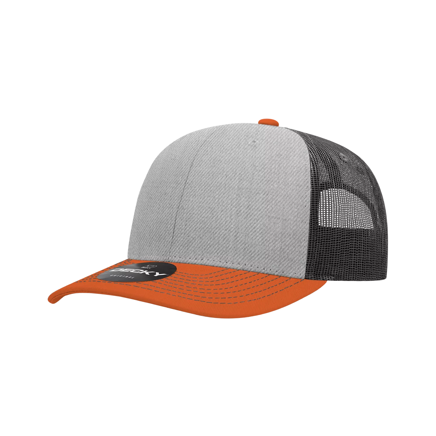 Decky Headwear 6031 in Tri-Colors (Embroidered with Your Logo)