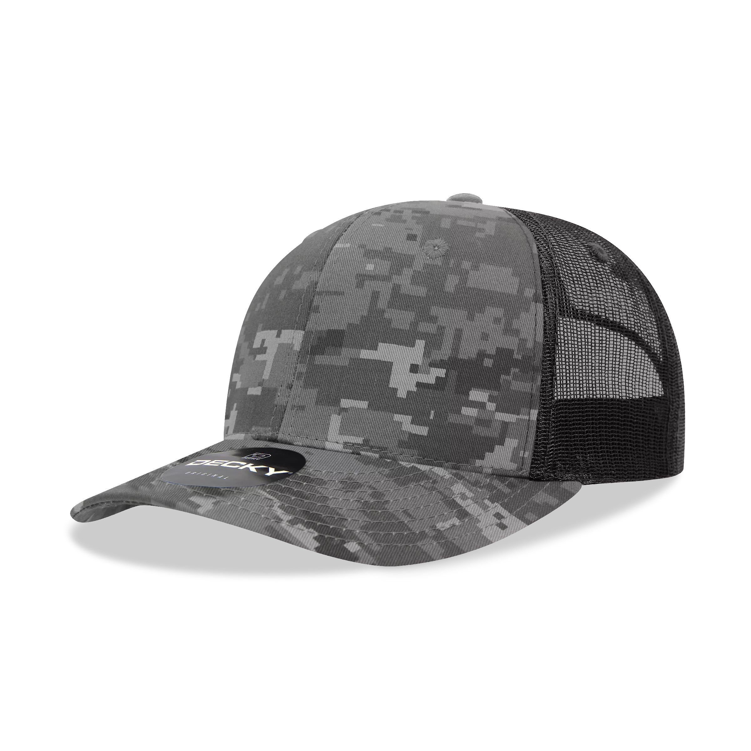 Decky Headwear 1054 in Camouflage Print and Tri-Colors