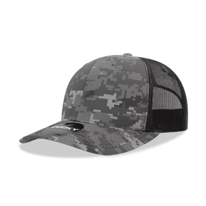 Decky Headwear 1054 in Camouflage Print and Tri-Colors