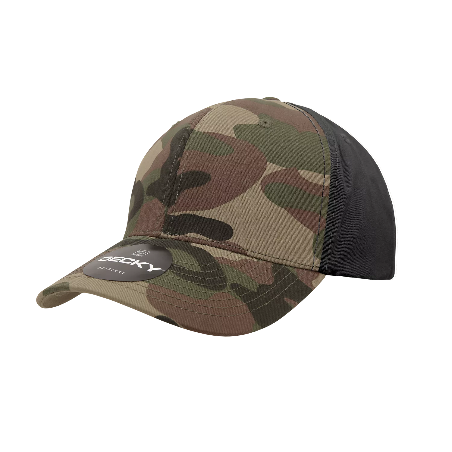 Decky Headwear 1048 in Camouflage and Tri-Colors (Embroidered with Your Logo)