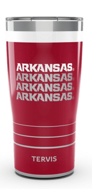 Arkansas Razorbacks Tervis Stainless Steel With Hammer Lid - AtlanticCoastSports