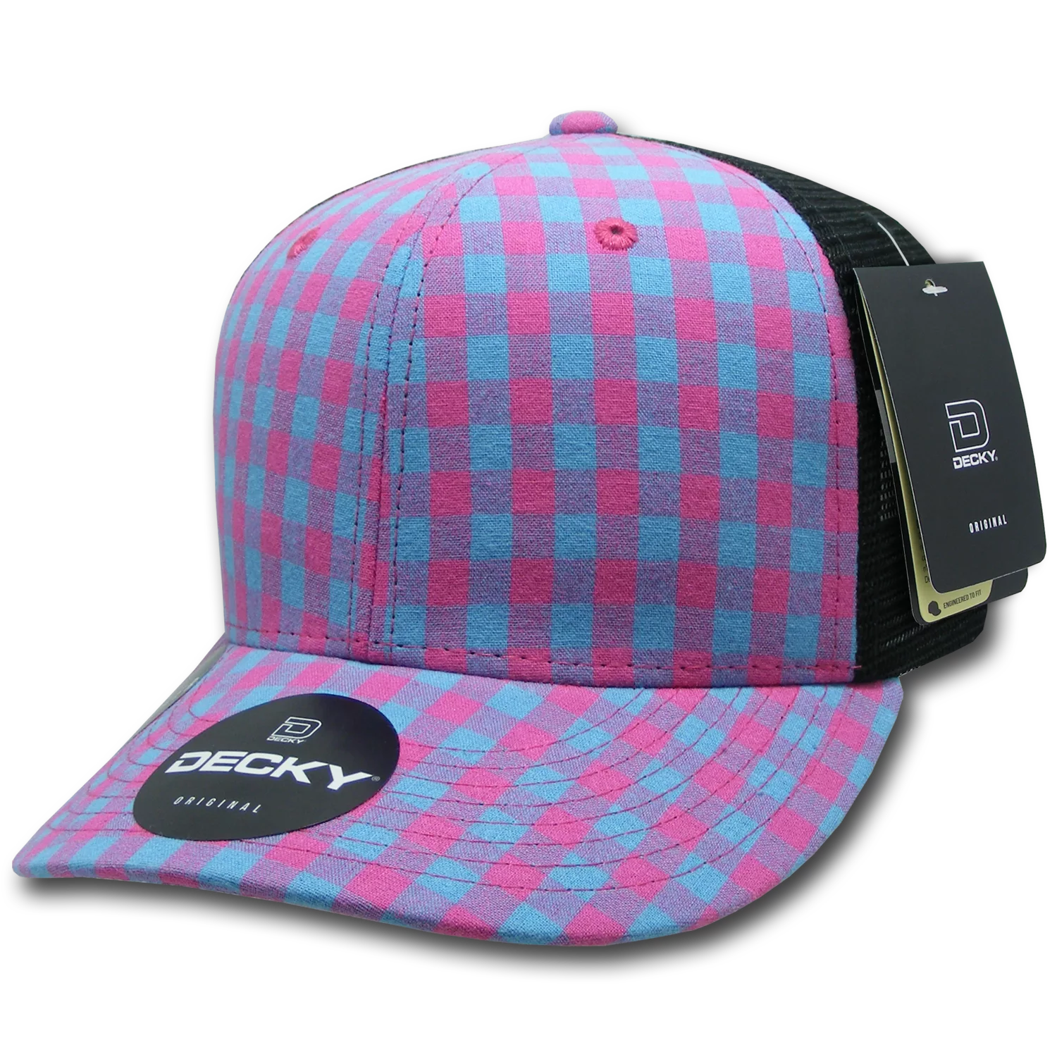 Decky Headwear 6018 in Plaid Patterns (Embroidered with Your Logo)