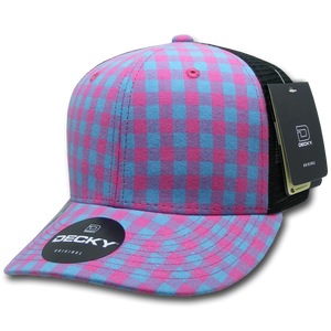 Decky Headwear 6018 in Plaid Patterns (Embroidered with Your Logo)
