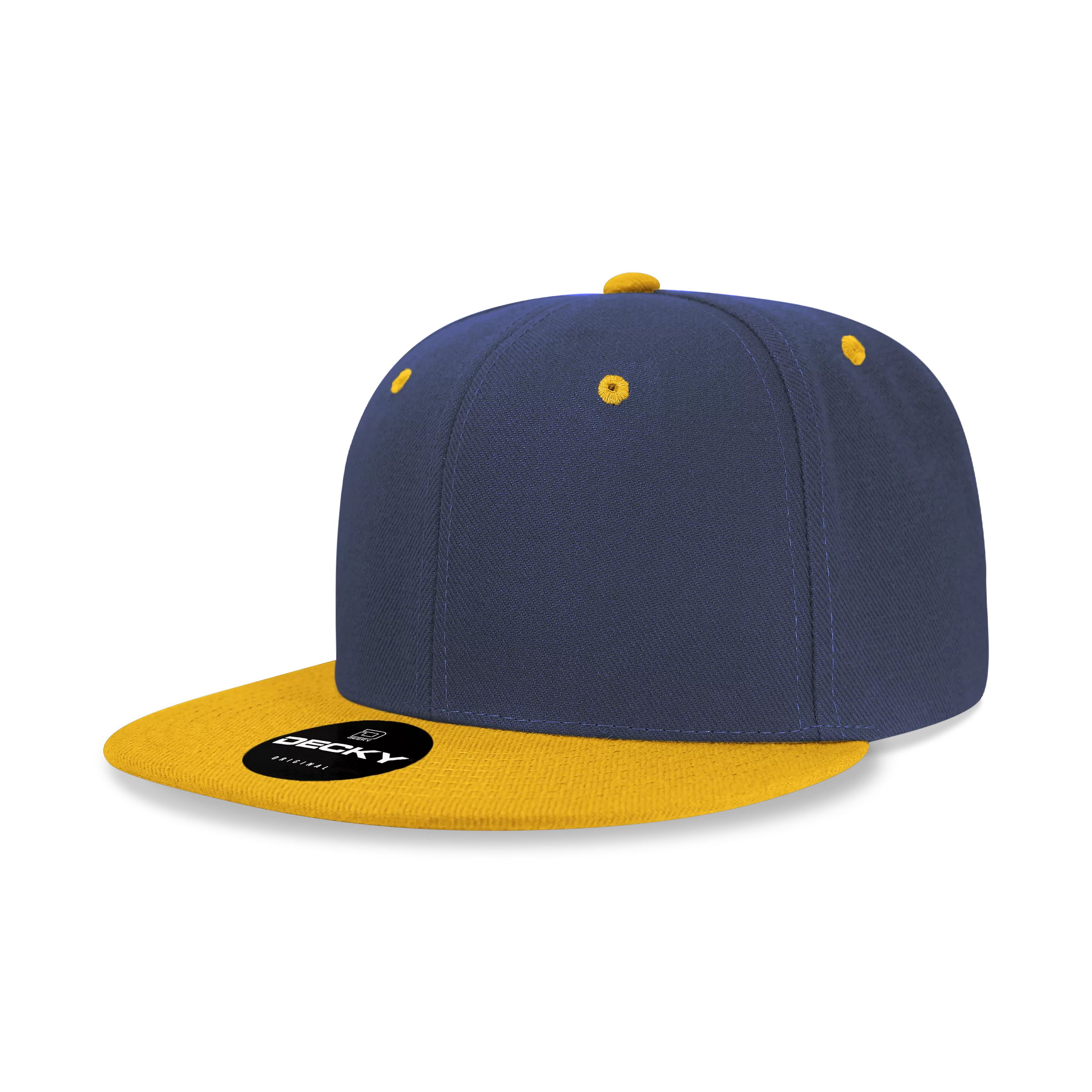 Decky Headwear 6020 in Solid, Dual, and Tri-Colors (Embroidered with Your Logo)