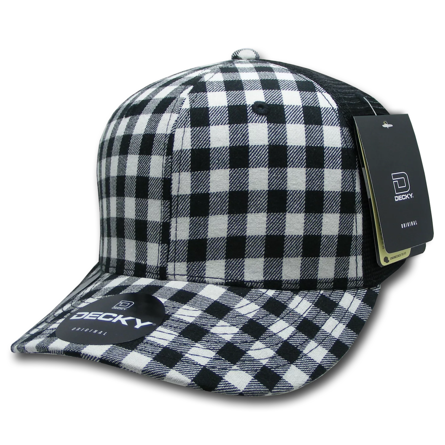 Decky Headwear 6018 in Plaid Patterns (Embroidered with Your Logo)