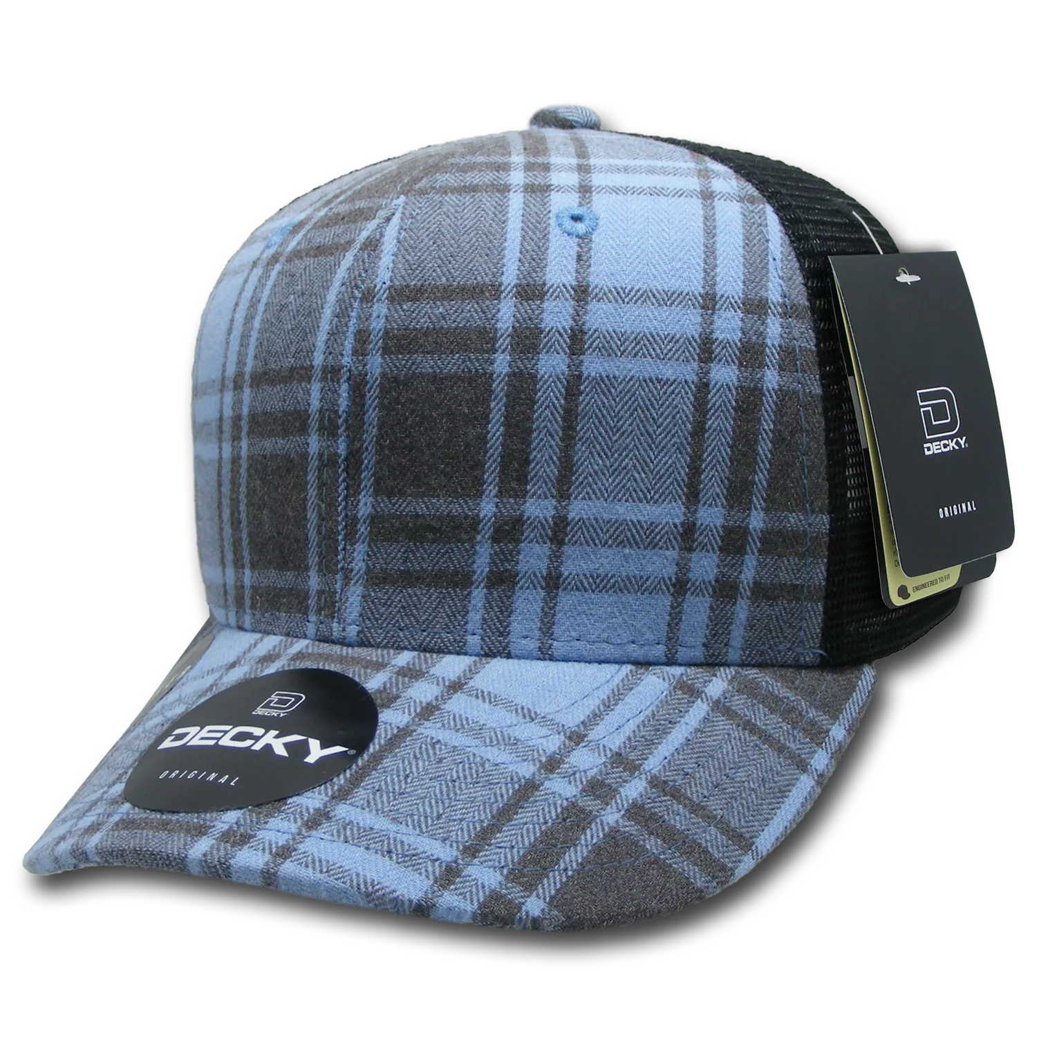 Decky Headwear 6018 in Plaid Patterns (Embroidered with Your Logo)