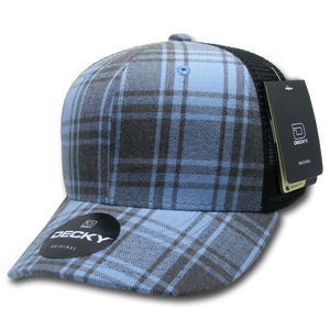 Decky Headwear 6018 in Plaid Patterns (Embroidered with Your Logo)
