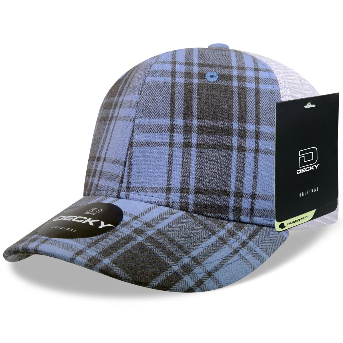 Decky Headwear 6017 in Plaid Patterns, Set 1