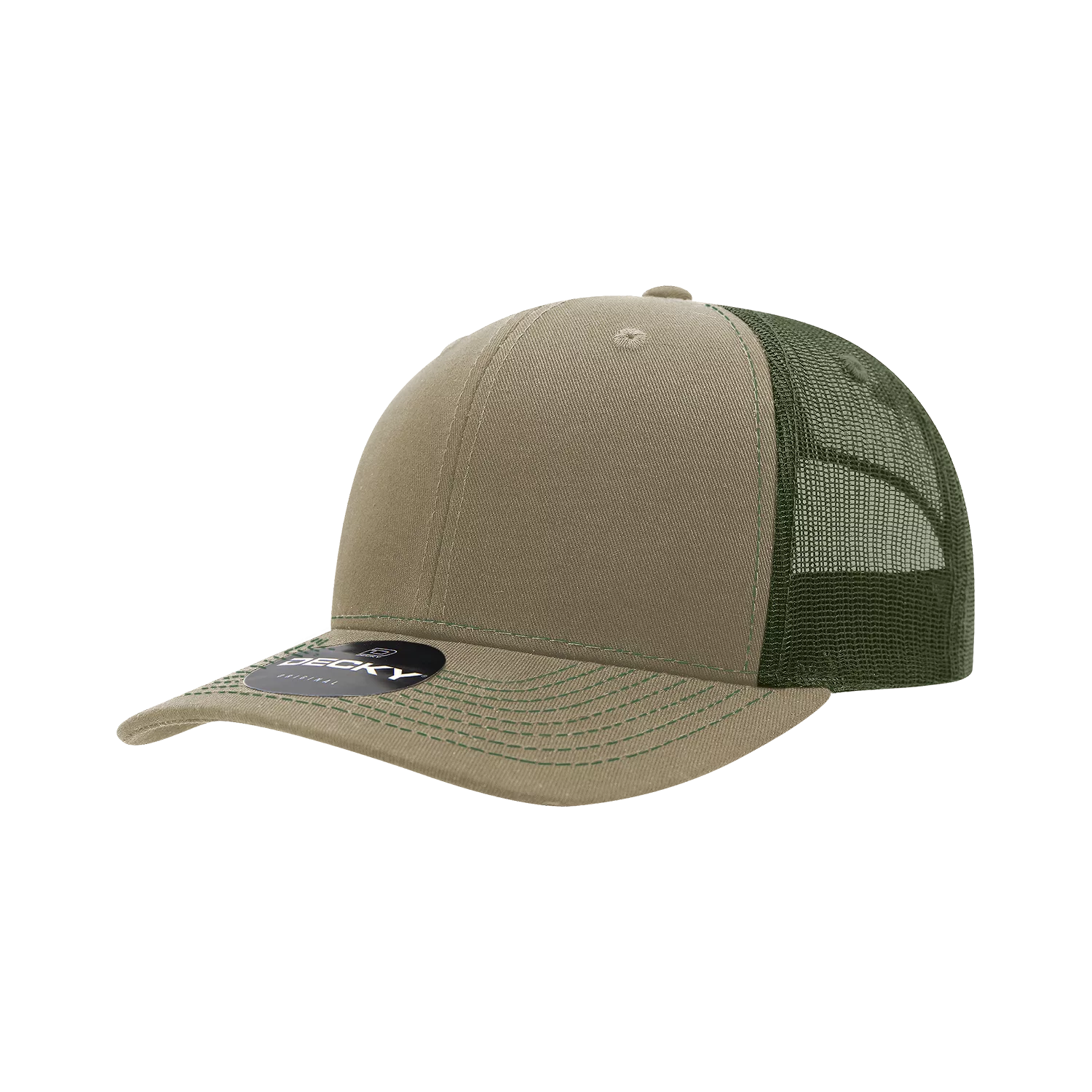 Decky Headwear 6031 in Tri-Colors (Embroidered with Your Logo)