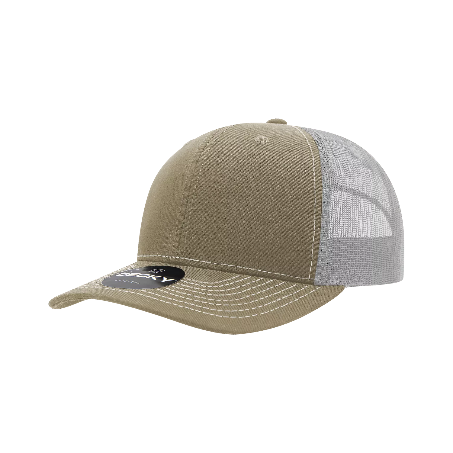 Decky Headwear 6031 in Tri-Colors (Embroidered with Your Logo)
