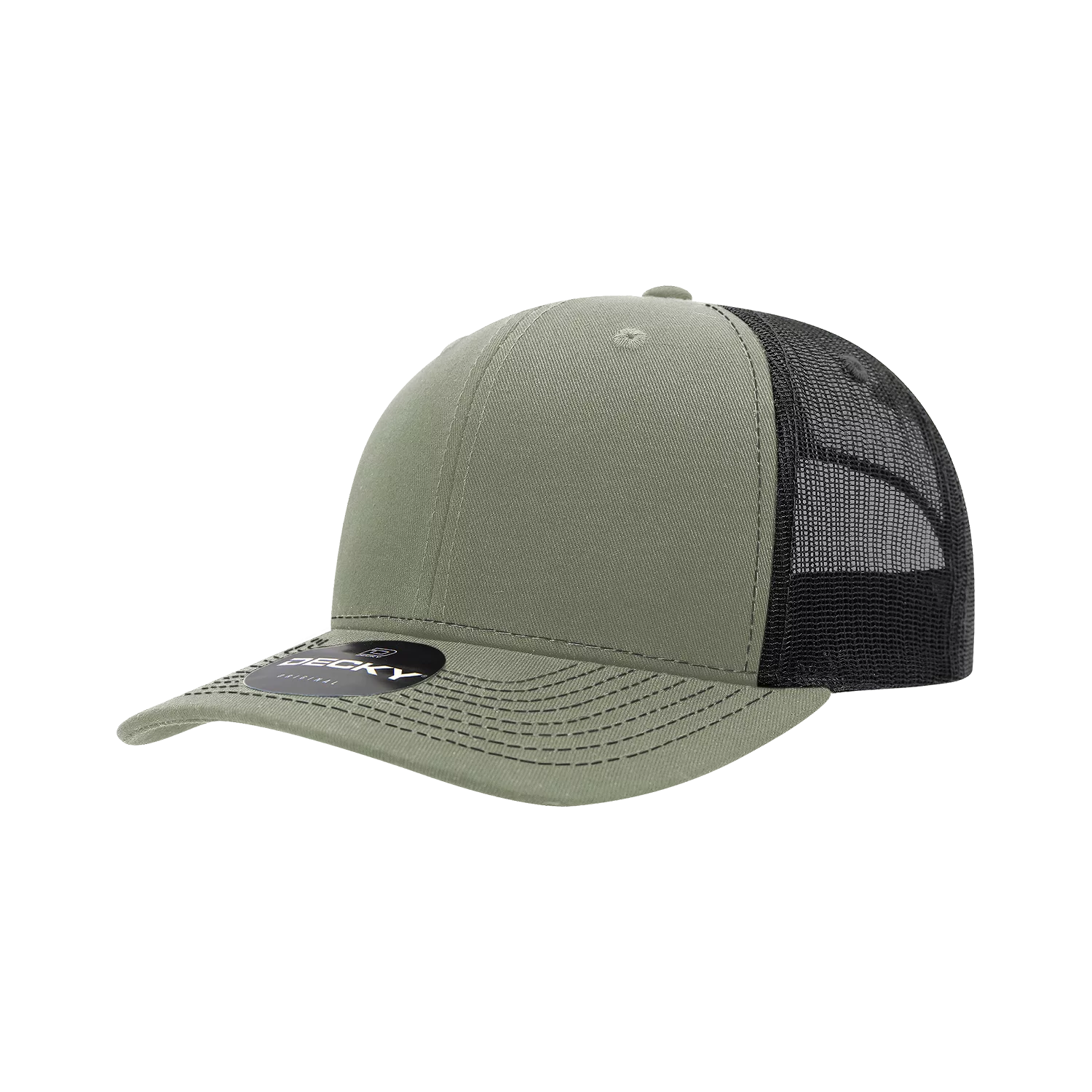 Decky Headwear 6031 in Tri-Colors (Embroidered with Your Logo)