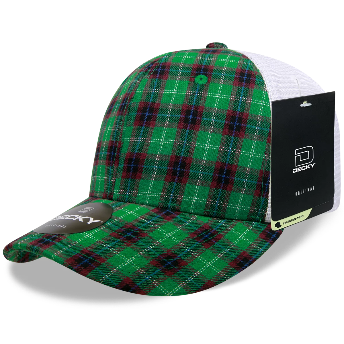 Decky Headwear 6017 in Plaid Patterns, Set 1