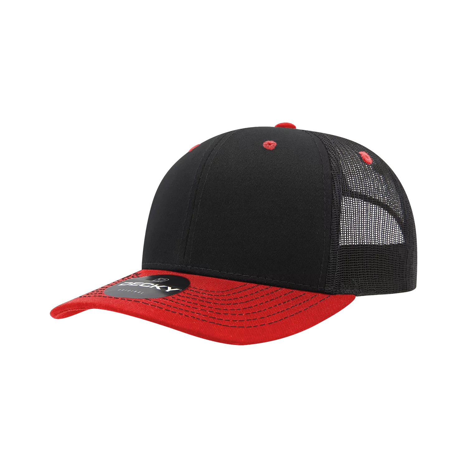 Decky Headwear 6031 in Dual-Colors (Embroidered with Your Logo)