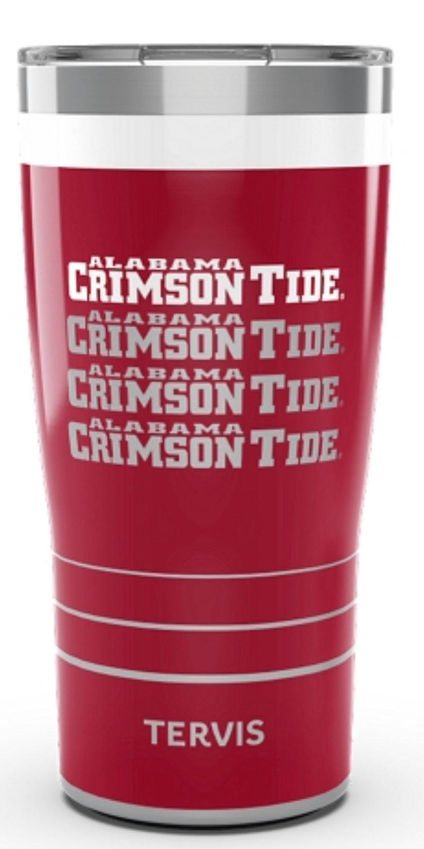 Alabama Roll Tide TervisStainless Steel With Hammer Lid - AtlanticCoastSports