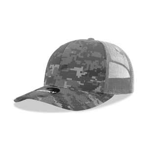 Decky Headwear 1054 in Camouflage Print and Tri-Colors