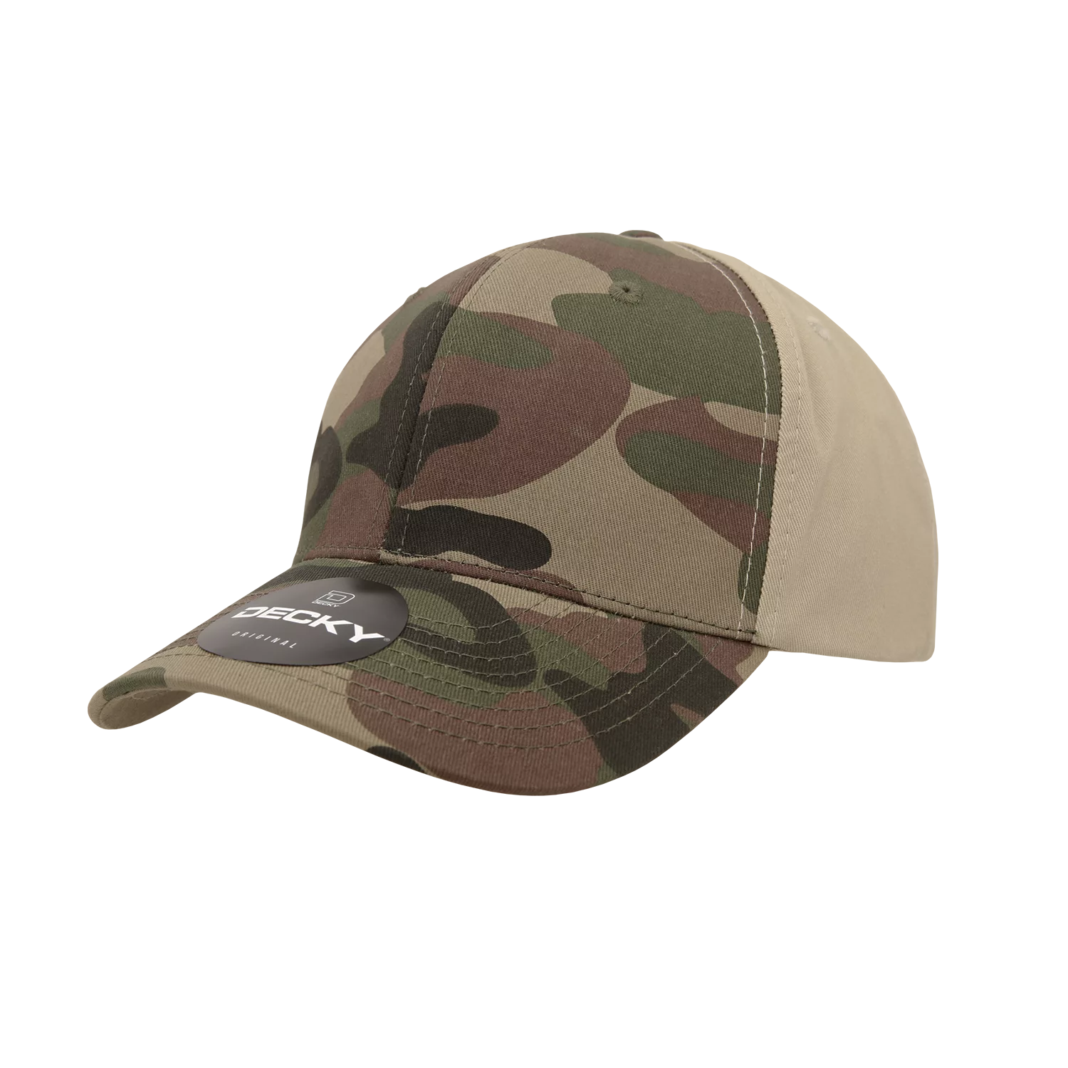 Decky Headwear 1048 in Camouflage and Tri-Colors (Embroidered with Your Logo)