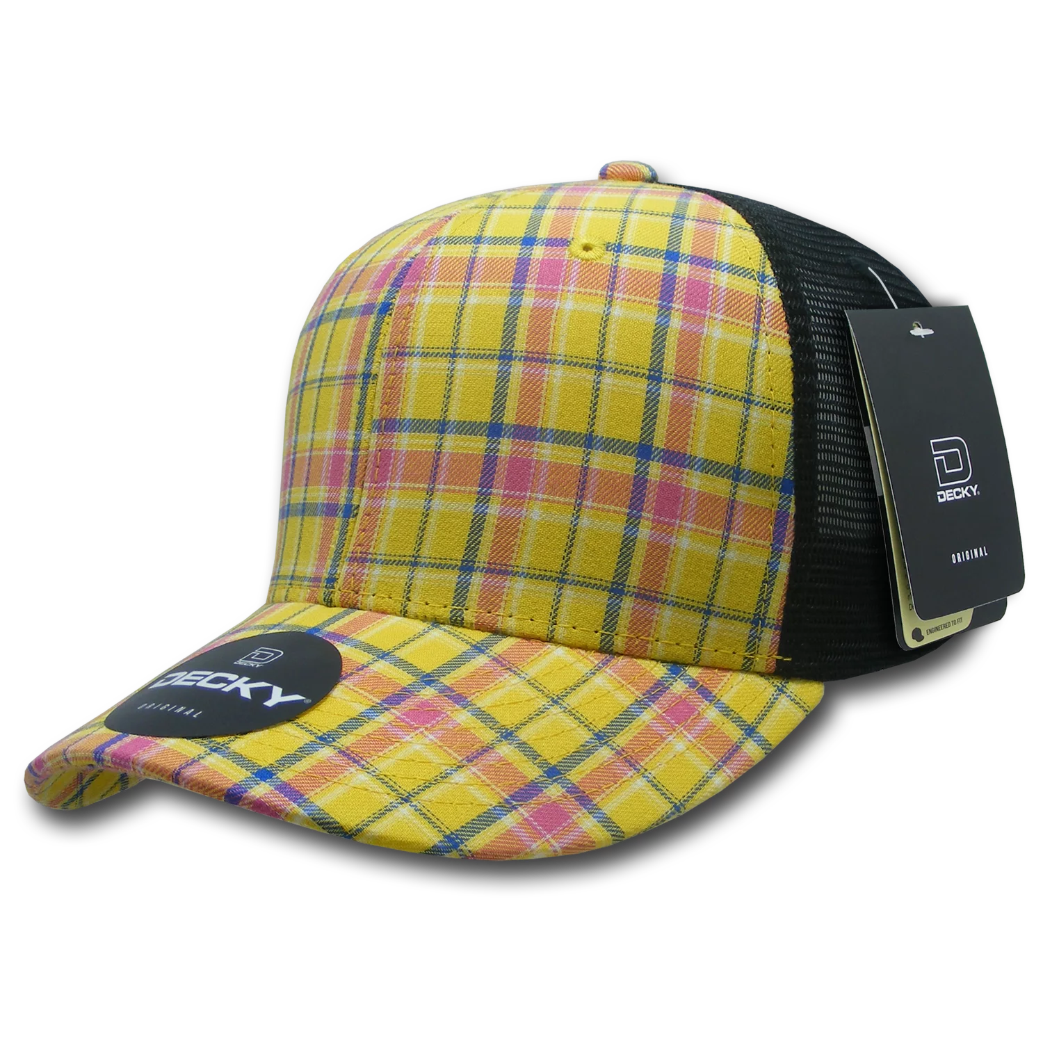 Decky Headwear 6018 in Plaid Patterns (Embroidered with Your Logo)