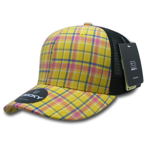 Decky Headwear 6018 in Plaid Patterns (Embroidered with Your Logo)