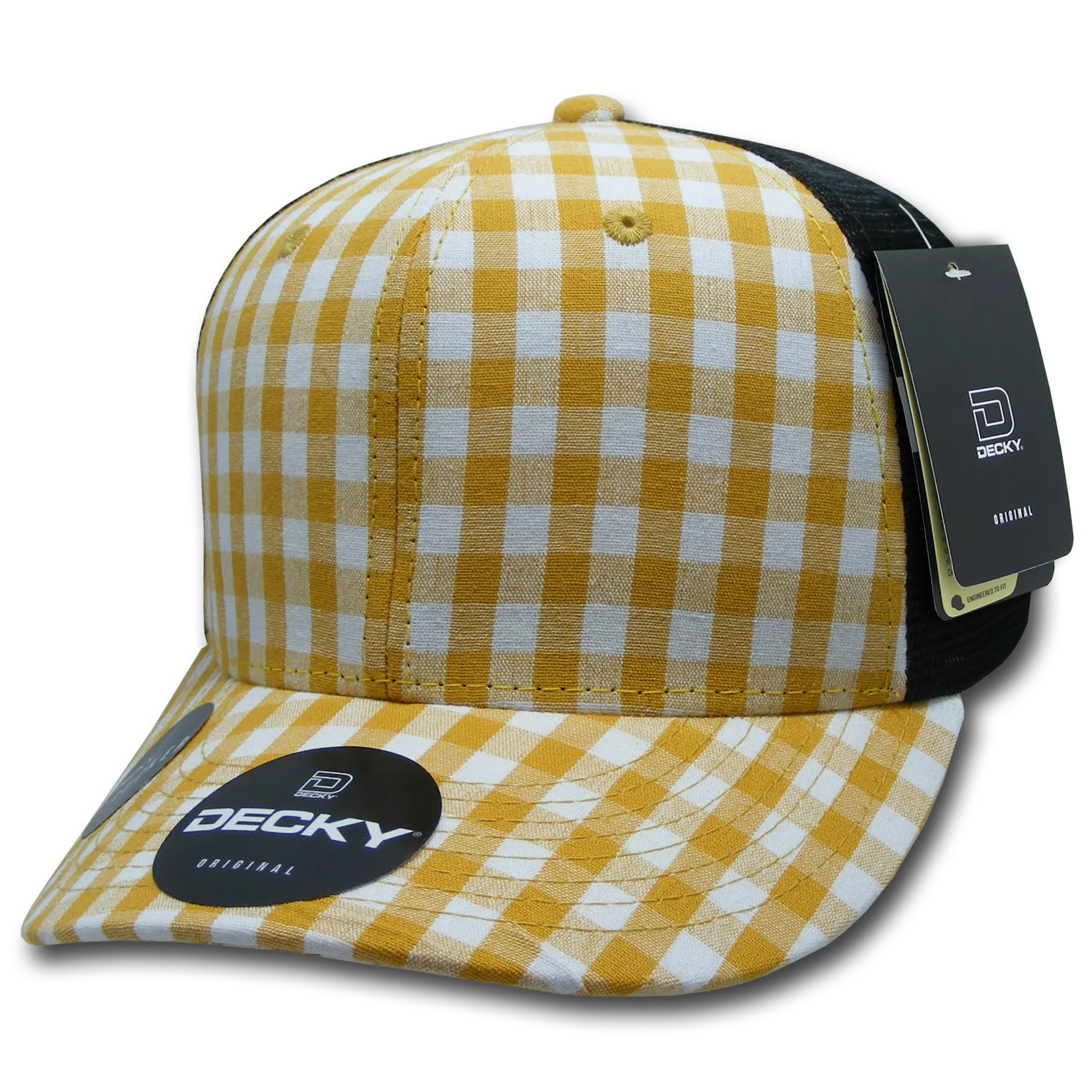 Decky Headwear 6018 in Plaid Patterns (Embroidered with Your Logo)