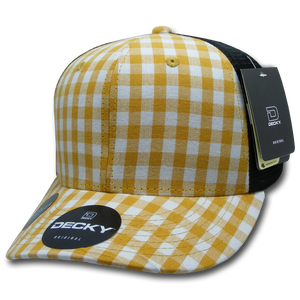 Decky Headwear 6018 in Plaid Patterns (Embroidered with Your Logo)