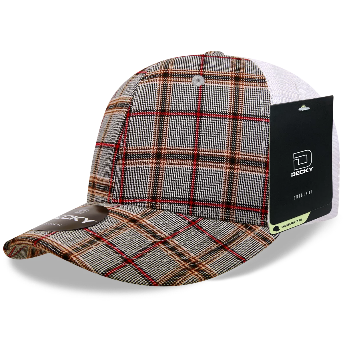 Decky Headwear 6017 in Plaid Patterns, Set 1