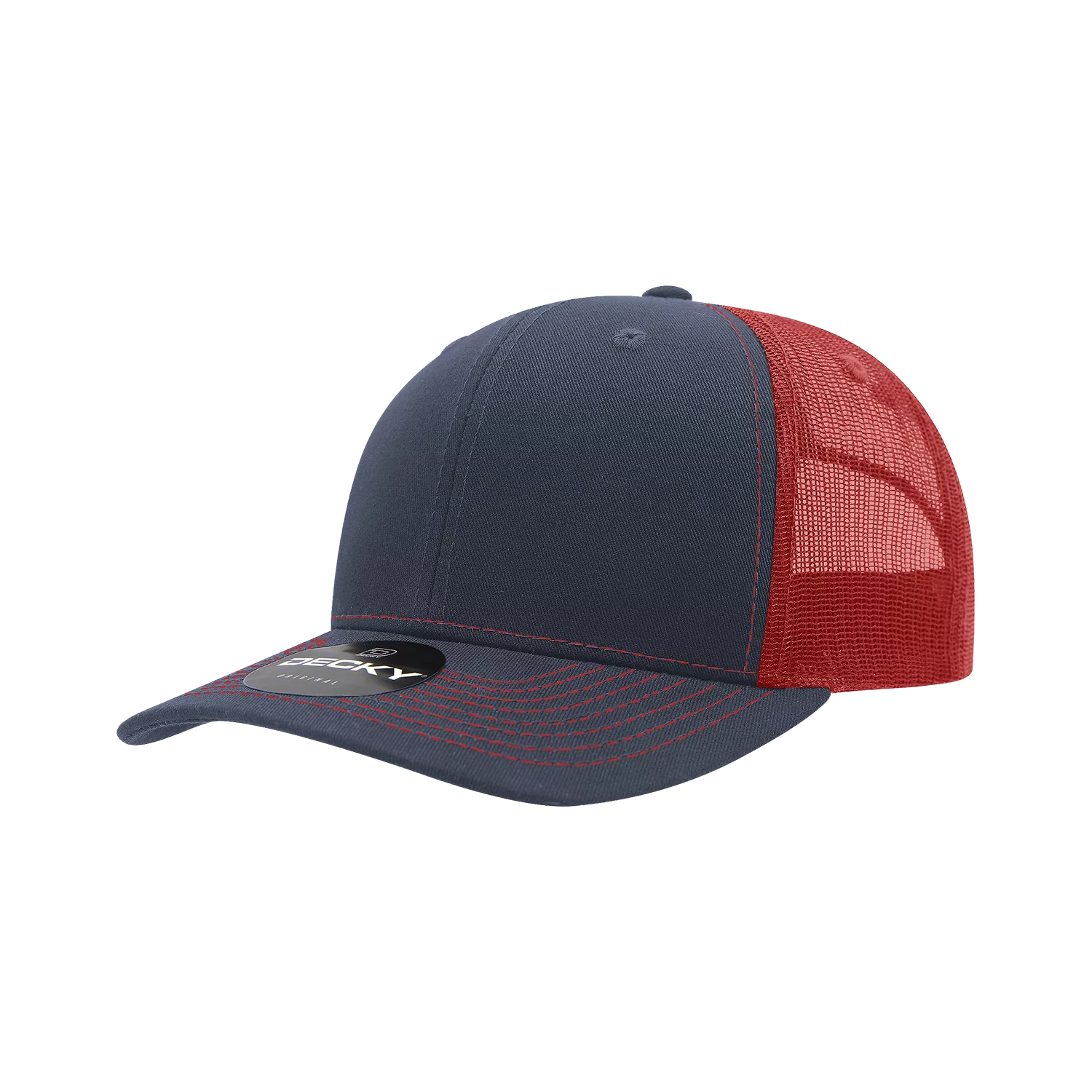 Decky Headwear 6031 in Tri-Colors (Embroidered with Your Logo)