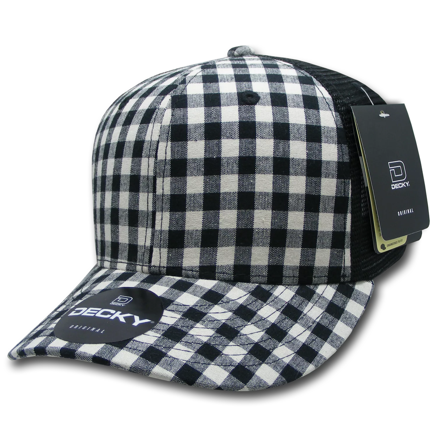 Decky Headwear 6018 in Plaid Patterns (Embroidered with Your Logo)