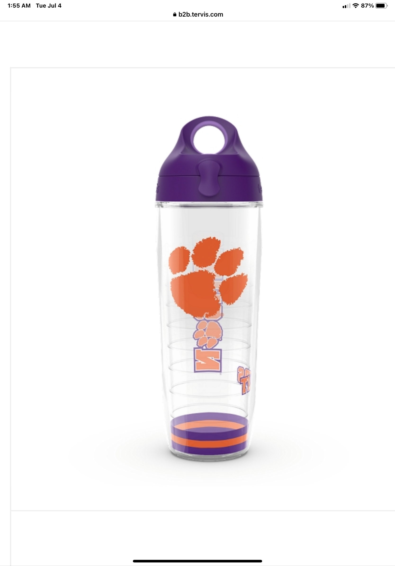 Clemson Tigers University Tervis Tumbler - AtlanticCoastSports