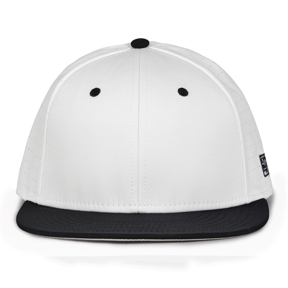 The Game GB998 Perforated GameChanger White Front Combo Embroidered With Your Logo