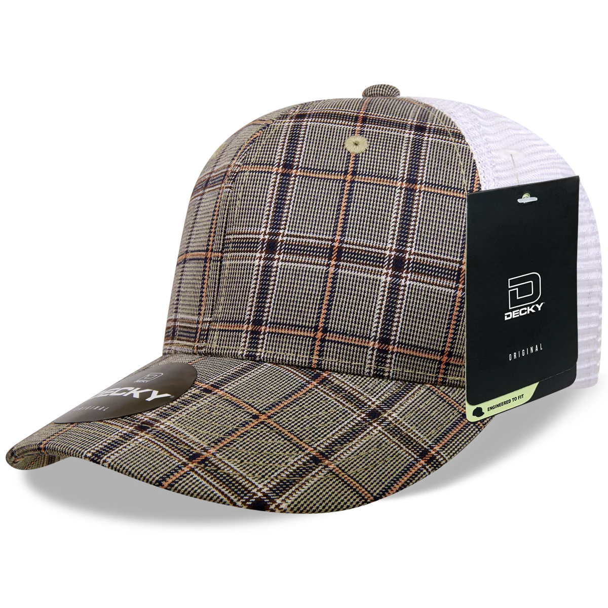 Decky Headwear 6017 in Plaid Patterns, Set 1
