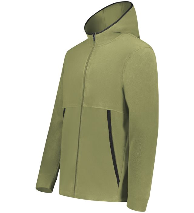 Augusta Sportswear - Eco Revive™ Polar Fleece Hooded Full-Zip Jacket - 6858 - AtlanticCoastSports
