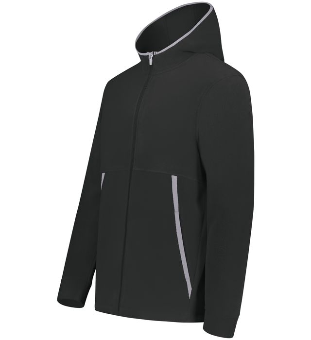 Augusta Eco Revive™ Polar Fleece Hooded Full-Zip Jacket 6858 Embroidered with Your Logo - AtlanticCoastSports
