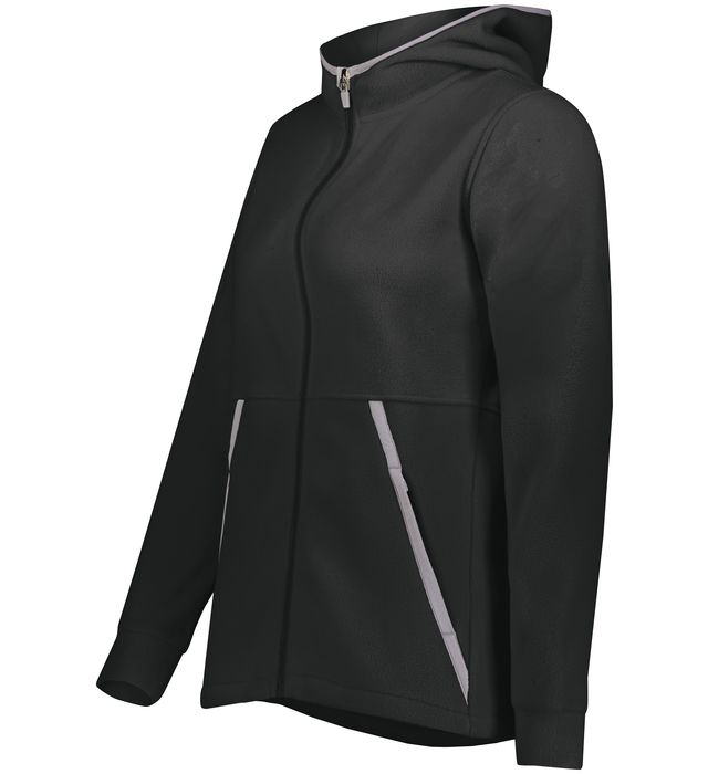 Augusta Sportswear LADIES Eco Revive™ Polar Fleece Hooded Full-Zip Jacket - 6860 - AtlanticCoastSports