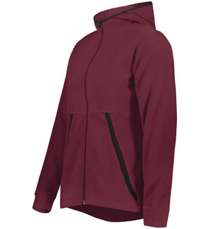 Augusta Sportswear LADIES Eco Revive™ Polar Fleece Hooded Full-Zip Jacket - 6860 - AtlanticCoastSports