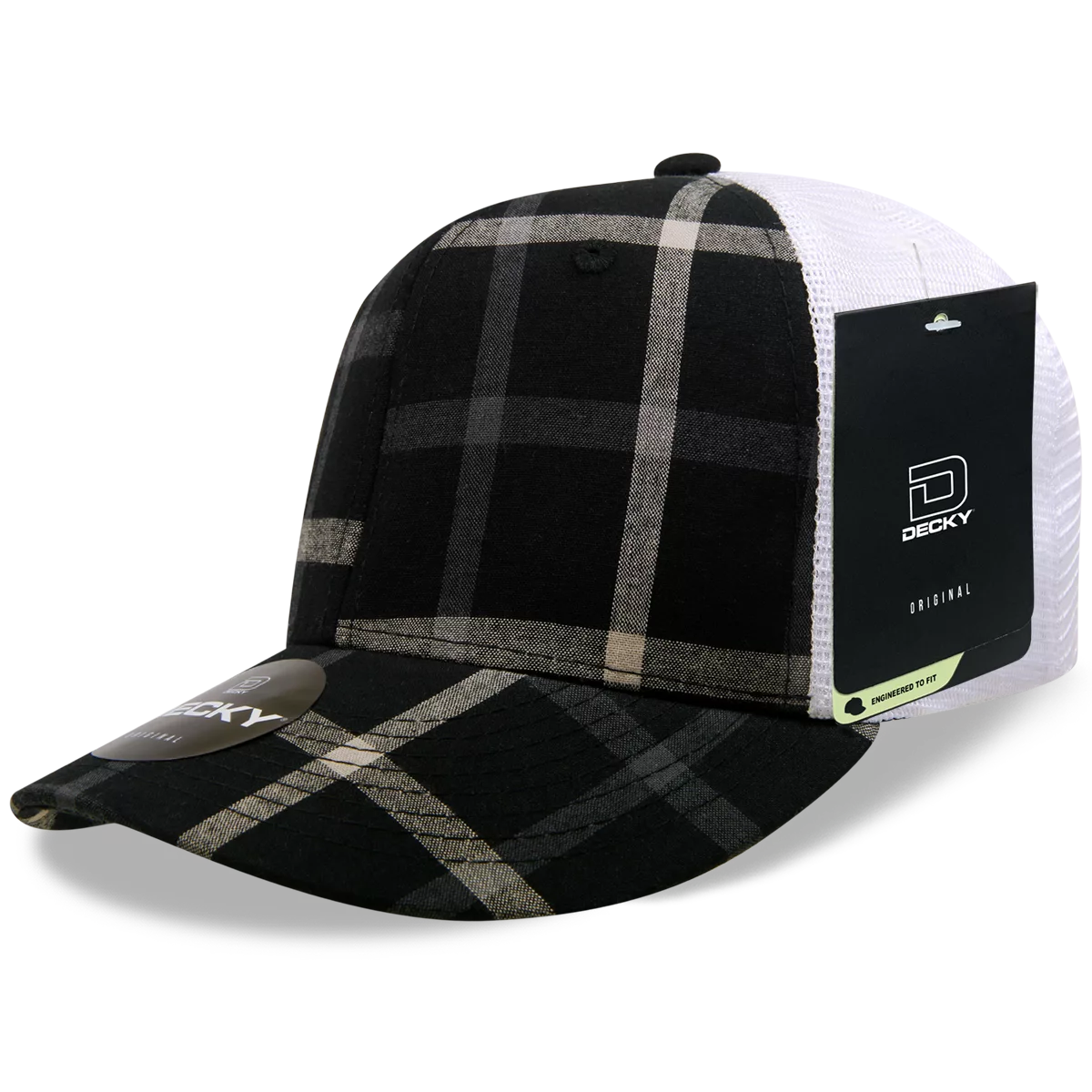 Decky Headwear 6017 in Plaid Patterns, Set 1